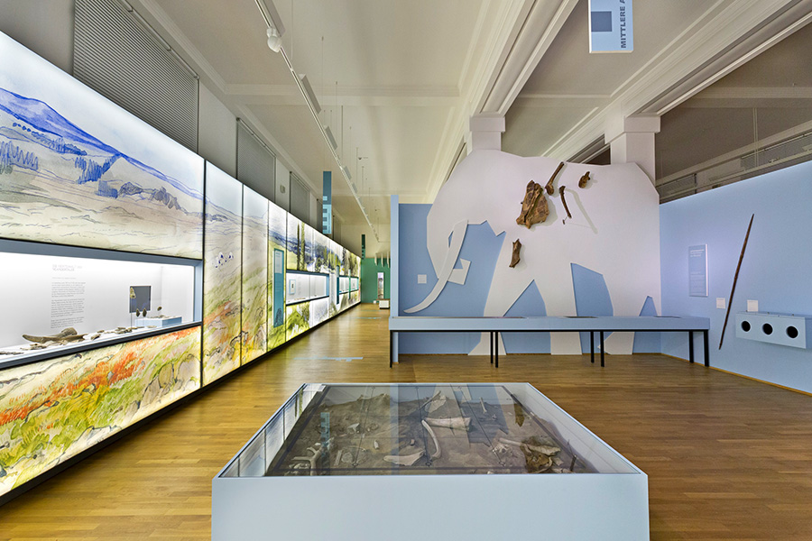 Blick in den Ausstellungsbereich 